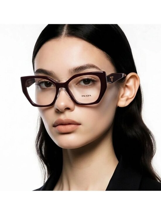 New Authentic ? Prada PR 18WV VIY1O1 Eyeglasses – Garnet main image 13